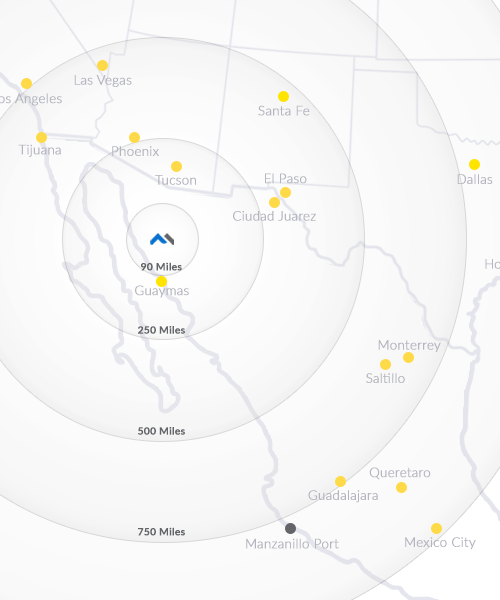 Strategic Location industrial Park map - Tetakawi